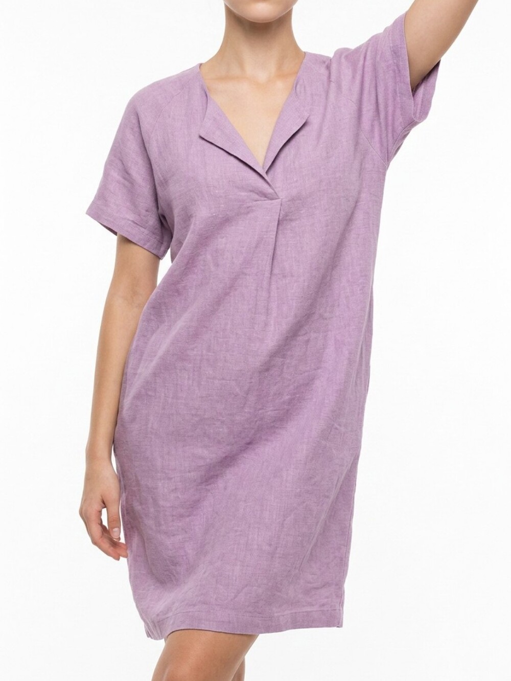 Pure Jill By JJill Lavender Midi Tunic Dress Sz S